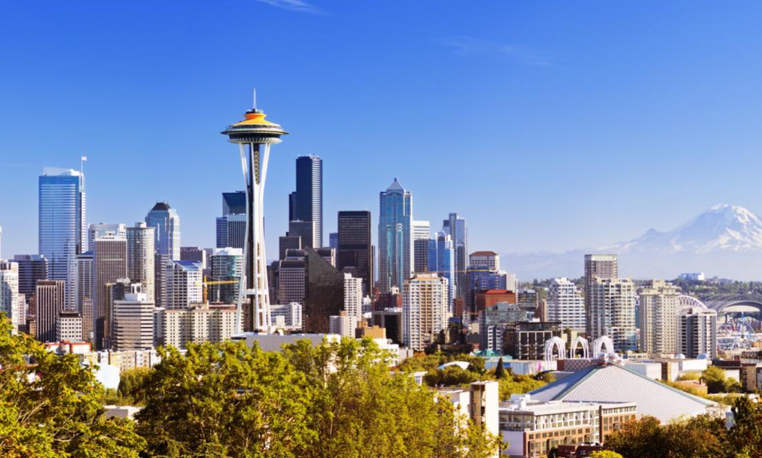 View of Seattle downtown